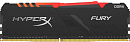 Память оперативная Kingston 16GB 2400MHz DDR4 CL15 DIMM HyperX FURY RGB
