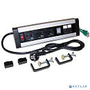 Блок розеток LANMASTER 3 эл. модуля, 2 USB модуля, 2 порта кат.6 (LAN-WA-DC/3G+2UC+2C6)