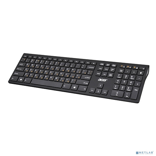 Acer OKR020 [ZL.KBDEE.004] wireless keyboard USB slim Multimedia black Клавиатура беспроводная