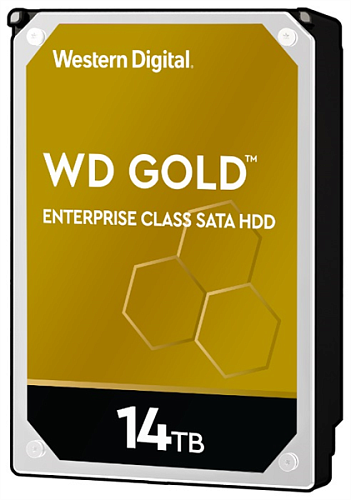 жесткий диск wd western digital hdd sata-iii 14tb gold wd141kryz, 7200rpm, 512mb buffer