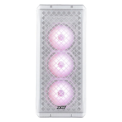 Корпус XPG DEFENDER WHITE [DEFENDER-WHCWW] (Midi-Tower, белый, TG, 120mm fan*3)