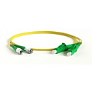 Hyperline FC-D2-9-FC/AR-LC/AR-H-3M-LSZH-YL Патч-корд волоконно-оптический (шнур) SM 9/125 (OS2), FC/APC-LC/APC, 2.0 мм, duplex, LSZH, 3 м