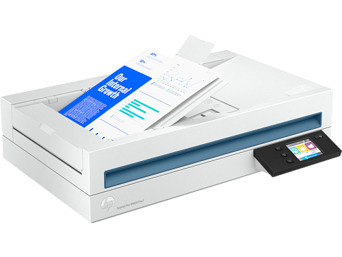 Сканер HP ScanJet Pro N4600 fnw1 Network Scanner (CIS, A4, 600x1200 dpi, 24bit, ADF 100 sheets, Duplex, 40 ppm/80 ipm, USB 3.0, Ethernet 10/100/1000 B