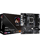 Материнская плата ASRock B650M PG LIGHNING, Socket AM5, AMD B650, 4xDDR5-5200, HDMI+DP, 2xPCI-Ex16, 4xSATA3(RAID 0/1/10), 3xM.2, 8 Ch Audio, 1x2.5GLan