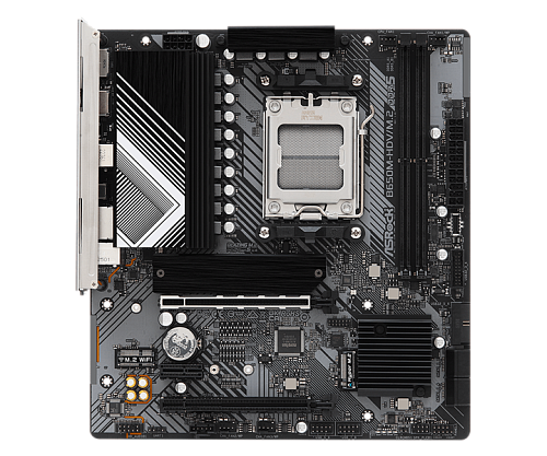 Материнская плата Asrock B650M-HDV/M.2 SocketAM5 AMD B650 2xDDR5 mATX AC`97 8ch(7.1) 2.5Gg RAID+HDMI+DP