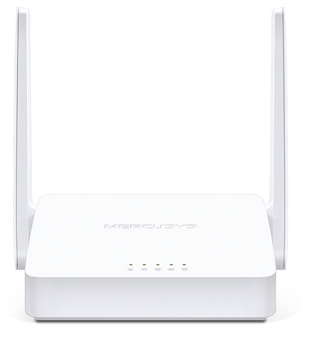 MERCUSYS N300 Wi-Fi роутер с ADSL2+ модемом, до 300 Мбит/с на 2,4 ГГц, 2 фиксированные внешние антенны, 3 порта LAN 10/100 Мбит/с, 1 порт RJ11, Annex