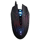 Мышь A4Tech X77 черный оптическая (2400dpi) USB (8but)