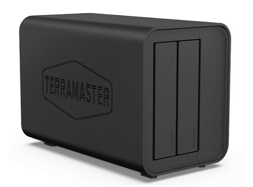система хранения данных terramaster f2-424 tower nas qc 3,4ghz/8gb(32)/traid,jbod,raid0,1/up to 2 hdd sata(3,5 or 2,5)/2xm.2 2280 nvme/2xusb3.2/hdmi/2