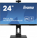 Монитор Iiyama 23.8" ProLite XUB2490HSUC-B1 черный IPS LED 4ms 16:9 HDMI M/M Cam матовая HAS Piv 1000:1 250cd 178гр/178гр 1920x1080 60Hz VGA DP FHD US