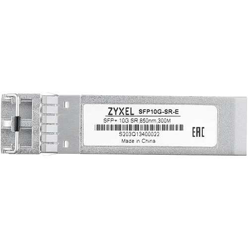 Трансивер/ ZYXEL SFP10G-SR-E (pack of 10 pcs), SFP transceiver multi mode, SFP +, Duplex LC, 850nm, 300 m