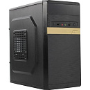 Корпус Exegate EX280393RUS Minitower BAA-105 Black, mATX, <AAA400, 80mm>, 2*USB, Audio