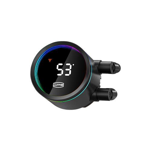 Система охлаждения/ PCCooler DA360 Pro ARGB Digital BK (300W, 360mm, LED temp., Black, ARGB/ Fans: 3x120mm, 75.8CFM, 33.7dBA, 2200RPM/ Pump height