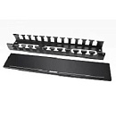 Кабельный органайзер Hyperline CM-2U-MLF-COV 2U шир.:19" глуб.:46.5мм