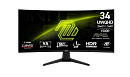 Монитор MSI 34" MAG 346CQ 1500R, Black, 21:9, VA, UWQHD, 1ms, 180Hz, 300cd, HDMI, DP