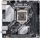 Материнская плата Asus PRIME B460I-PLUS Soc-1200 Intel B460 2xDDR4 mini-ITX AC`97 8ch(7.1) GbLAN RAID+HDMI+DP