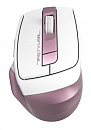 Мышь A4Tech Fstyler FG35 розовый/белый оптическая 2000dpi беспров. USB 5but (FG35 PINK)