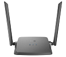 Маршрутизатор D-Link Беспроводной маршрутизатор N300, 2,4 ГГц, 1x100Base-TX WAN, 4x100Base-TX LAN, 2 внешние несъемные антенны 5 дБи
