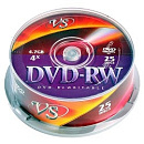 Диски VS DVD-RW 4,7 GB 4x CB/25 (620847)