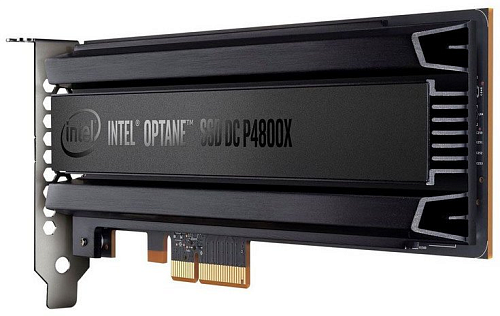 SSD Intel Celeron Intel Optane P4800X Series 1/2 Height PCIe x4, 375Gb, R2400/W2000 Mb/s, IOPS 550K/500K, MTBF 2M (Retail)