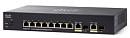 Коммутатор CISCO SG350-10 10-port Gigabit Managed Switch