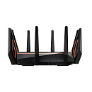 Маршрутизатор ASUS GT-AX11000 Tri-band WiFi 6(802.11ax) Gaming Router –World's first 10 Gigabit Wi-Fi router with a quad-core processor, 2.5G gaming port, DFS band,