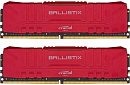Память оперативная Crucial 32GB Kit (16GBx2) DDR4 3600MT/s CL16 Unbuffered DIMM 288 pin Ballistix Red