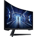 LCD Samsung 34" C34G55TWWI черный {VA 3440x1440 165Hz 1ms 21:9 250cd 178/178 HDMI DisplayPort}