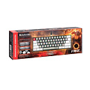 Defender Механическая клавиатура Forge GK-345 RU,3в1,61кн+ keycap set,крас.св [45346]