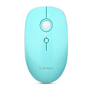 Мышь беспров. Gembird MUSW-395, 2.4ГГц, 2 кнопки + колесо кнопка,1000DPI мятный глянец