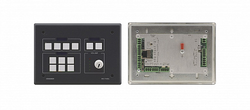 Контроллер Kramer Electronics [RC-74DL(W)] универсальный с панелью и 12 кнопками, цифровым регулятором громкости