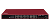Коммутатор QTECH Управляемый уровня L2+ с поддержкой PoE 802.3af/at, 24 порта 10/100/1000BASE-T PoE, 4 порта 100/1000BASE-X SFP, встроенный БП разъем