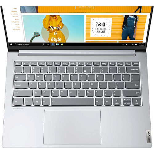 Ноутбук/ Lenovo Yoga Slim 7 Pro 14IHU5 14"(2240x1400 IPS)/Intel Core i5 11300H(3.1Ghz)/16384Mb/512SSDGb/noDVD/Int:Intel Iris Xe Graphics/Cam/BT/WiFi