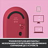 Мышь Logitech POP Mouse with emoji розовый/красный оптическая (4000dpi) беспроводная BT/Radio USB (4but)