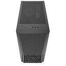 Powercase Alisio Micro X2B, Tempered Glass, 1х 120mm +1x 140mm 5-color fan, чёрный, mATX (CAMIB-L2)