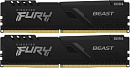 Память DDR4 2x16GB 2666MHz Kingston KF426C16BB1K2/32 Fury Beast RTL Gaming PC4-21300 CL16 DIMM 288-pin 1.2В dual rank с радиатором Ret