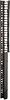 Кабельный органайзер Вертикальный Lanmaster TWT-CBB-DVO-42U/M односторонний пальцы 42U шир.:19" глуб.:155мм
