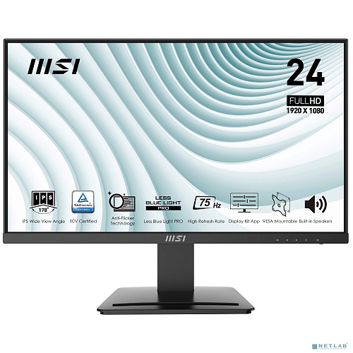 MSI PRO 23.8" MP243 {IPS 1920x1080 flat 75Hz 4ms HDMI1.4 DisplayPort1.2} [9S6-3PB5CH-021]