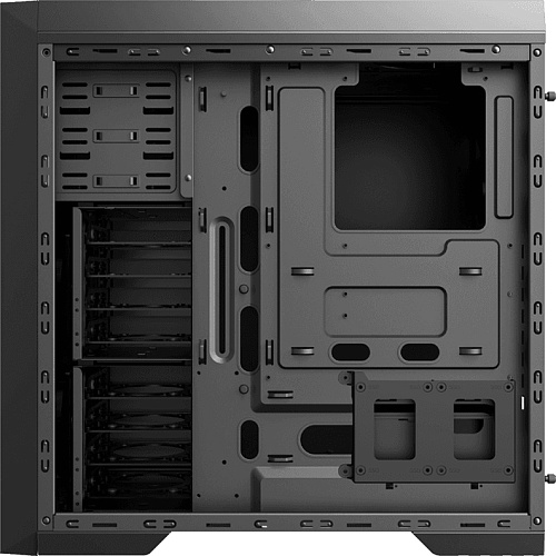 Компьютерный корпус, без блока питания ATX/ Gamemax Silent Max ATX case, black, w/o PSU, w/2xUSB3.0+2xUSB2.0, w/2x12cm top fans (GMX-WFBK), w/2x12cm