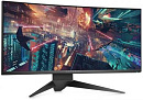 Монитор Alienware 34" AW3418DW черный IPS LED 21:9 HDMI матовая HAS Pivot 1000:1 300cd 178гр/178гр 3440x1440 DisplayPort QHD USB 11.86кг