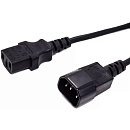 Filum Кабель питания FL-PC16-C13-C14-0.6M С13- C14, 3х1 мм?, 220В, 10A, чёрный, 0.6 м.[FL-PC16-C13-C14-0.6M]