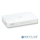 D-Link DGS-1008A/E1A Неуправляемый коммутатор с 8 портами 10/100/1000Base-T