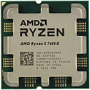 процессор CPU AMD Ryzen 5 7600X, 6/12, 4.7-5.3GHz, 384KB/6MB/32MB, AM5, Radeon, 105W, OEM, 1 year