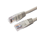 Filum FL-U5-C-1M Кабель патч-корд, U/UTP 5e cat. 1м, 26AWG(7x0.16 мм), чистая медь, PVC, серый (872992)