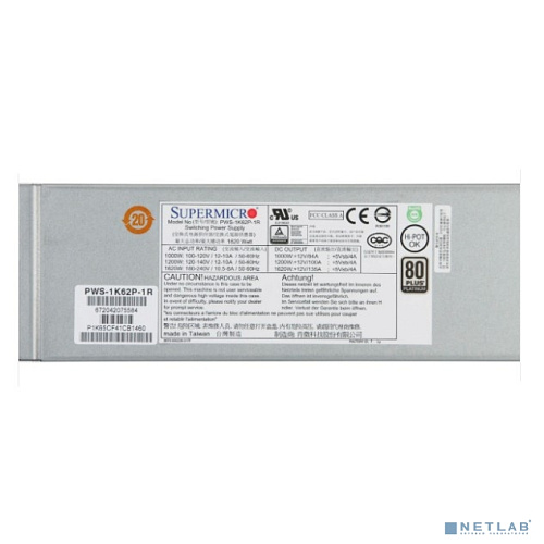 Supermicro PWS-1K62P-1R Блок питания для сервера 1620W