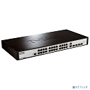 D-Link DES-1228/ME_RFB/A2 Восстановленный в производственных условиях управляемый коммутатор 2 уровня с 24 портами 10/100Base-TX, 2 портами 100/1000Ba