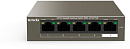 Коммутатор 5PORT 1000M 4POE TEG1105P-4-63W TENDA