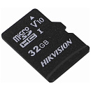 Micro SecureDigital 32GB Hikvision HS-TF-C1(STD)/32G/Adapter <HS-TF-C1(STD)/32G/Adapter> (с SD адаптером) R/W Speed 92/20MB/s , V10