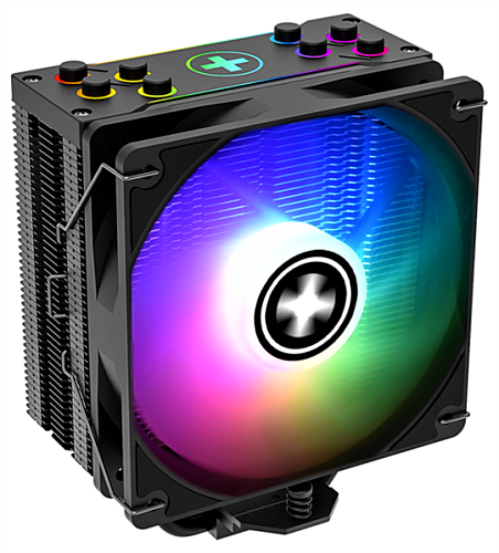 XILENCE Performance A+ CPU cooler M704PRO.ARGB, PWM, 120mm fan, 4 heat pipes, Universal