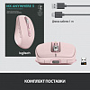 Мышь Logitech MX Anywhere 3 розовый лазерная (4000dpi) беспроводная BT/Radio USB для ноутбука (6but)