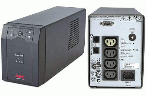 ИБП APC Smart-UPS 620VA/390W, 230V, Line-Interactive, Data line surge protection, Hot Swap User Replaceable Batteries, PowerChute, 1 year warranty